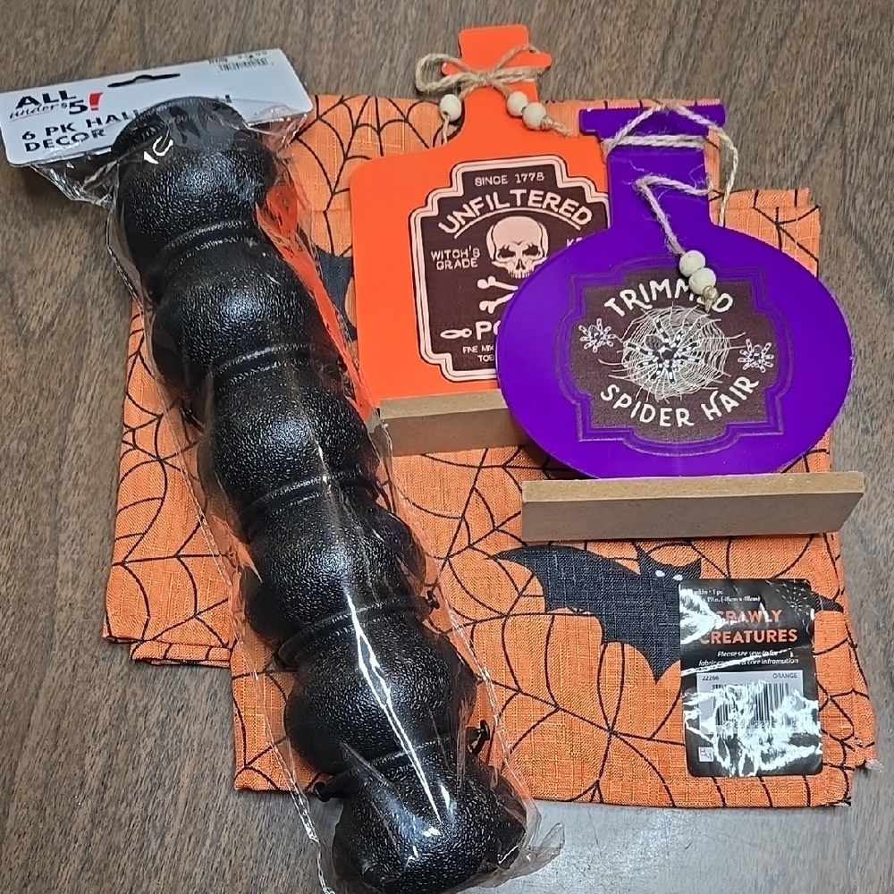 Halloween Party Table Decor Set, 5‎ pieces, New